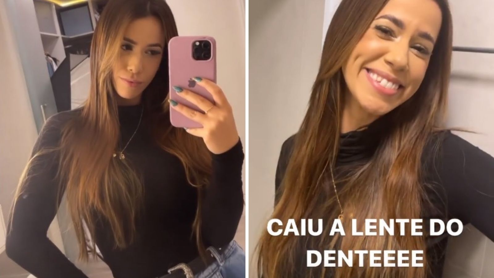 Larissa Tomásia, ex-BBB 22, perde lente de contato do dente em churrasco e provoca gargalhadas