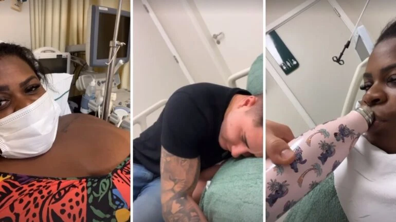 Jojo Toddynho vai parar no hospital e mostra cuidados do marido: ‘Na saúde e na doença’