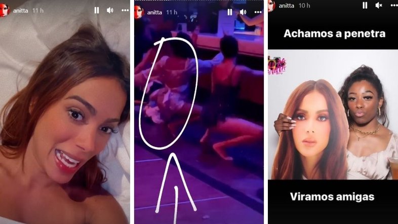 Anitta descobre uma penetra em seu aniversário em Las Vegas