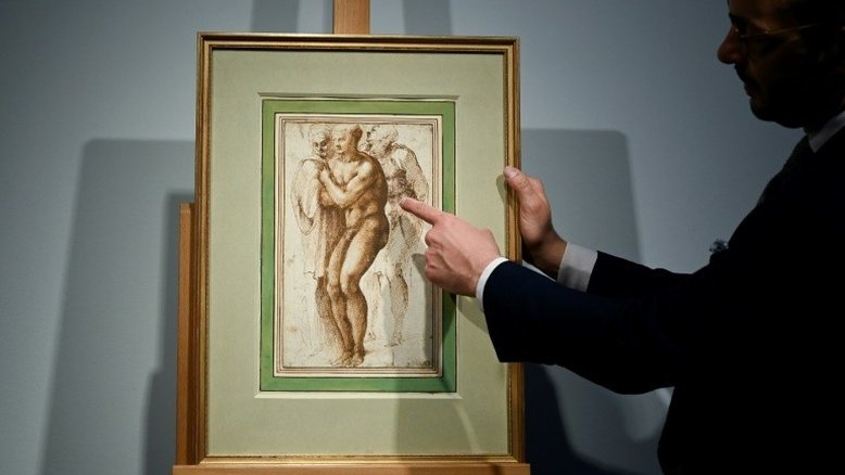 Desenho inédito de Michelangelo estimado em US$ 32,7 milhões será leiloado em Paris