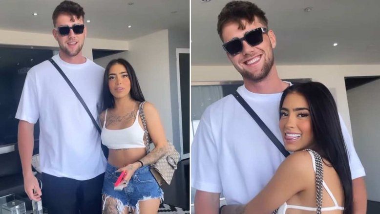 Após fim de casamento, MC Mirella é vista com affair australiano de reality shows