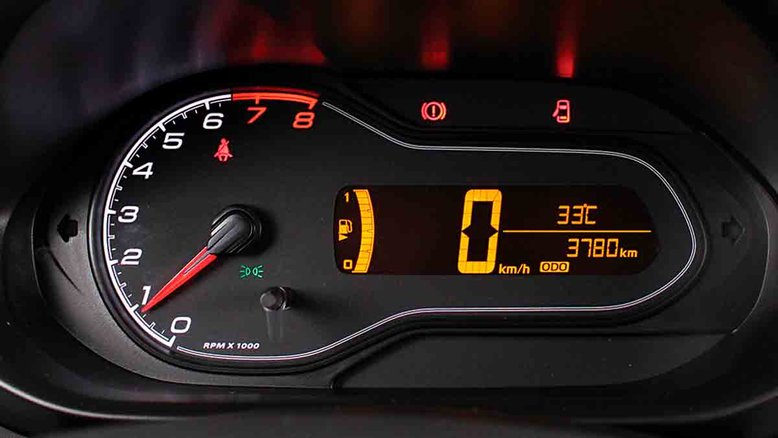 Quadro de instrumentos do Chevrolet Joy