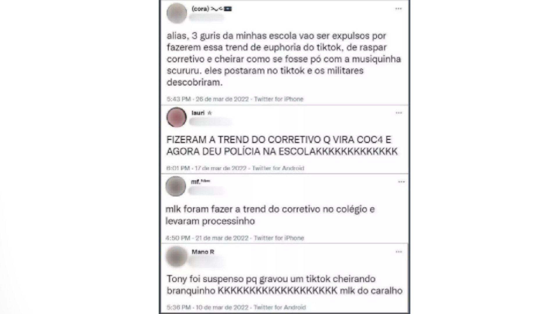 Alunos cheiram pó de corretivo líquido e pais ficam preocupados; especialistas alertam sobre os riscos 4 Alunos cheiram pó de corretivo líquido e pais ficam preocupados; especialistas alertam sobre os riscos