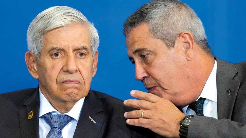 Generais Augusto Heleno e Braga Netto