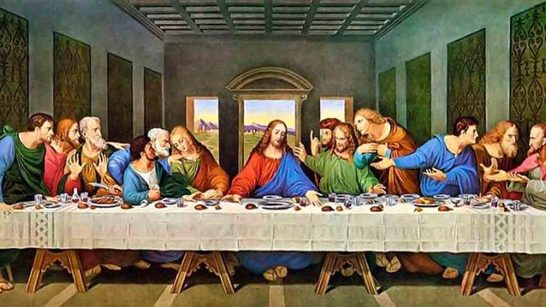 "A Última Ceia", de Da Vinci: Judas (o quarto a partir da esquerda) é considerado o 13º participante. Imagem: Wikimedia