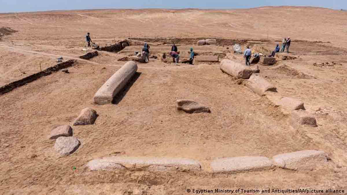 Arqueólogos descobrem ruínas de templo dedicado a Zeus no Egito