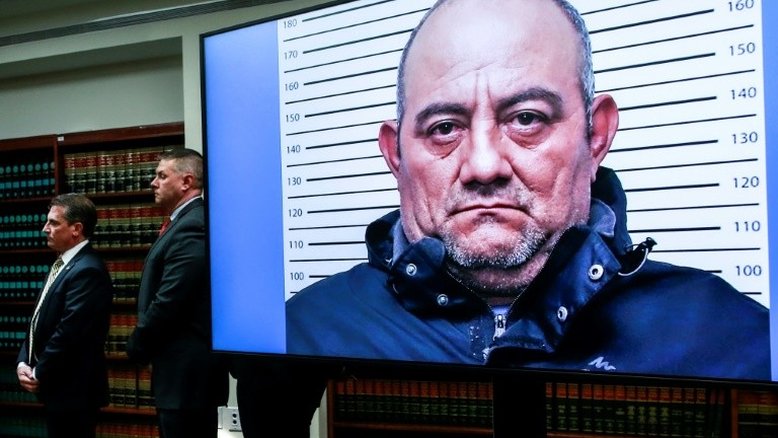 Chefe do tráfico colombiano 'Otoniel' declara inocência após extradição aos EUA