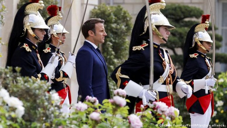 Macron toma posse para seu segundo mandato na França