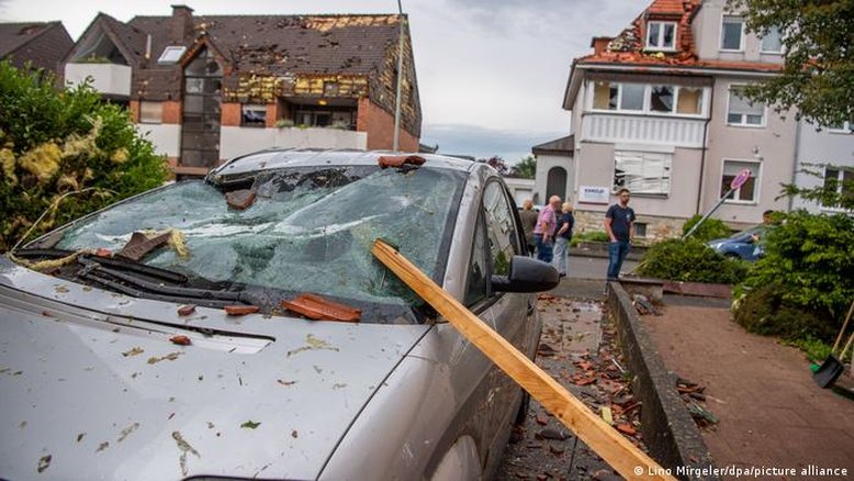 Tempestade deixa dezenas de feridos na Alemanha