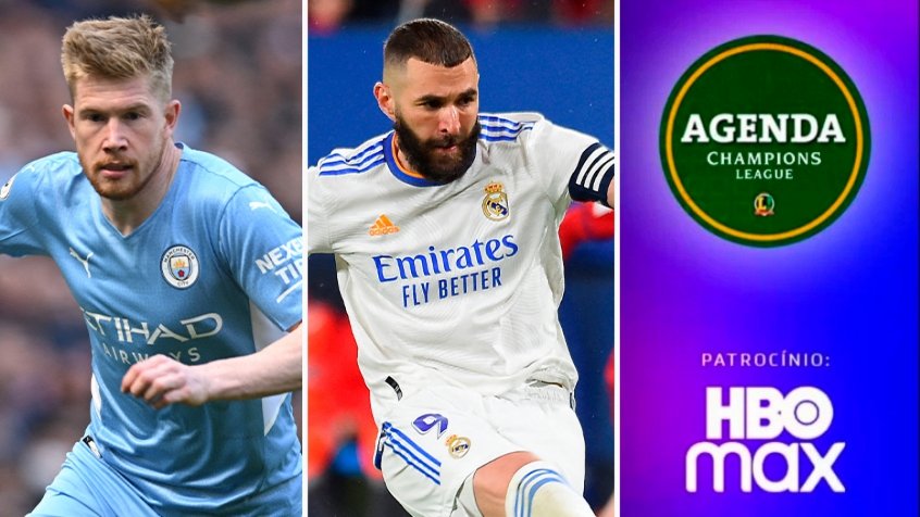 Real Madrid x Manchester City: onde assistir à semi da Champions