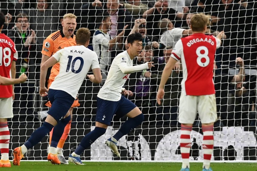Com gols de Kane e Son, Tottenham bate o Arsenal em clássico e acirra a disputa por vaga na Champions