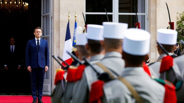 Presidente francês Macron toma posse para um segundo mandato