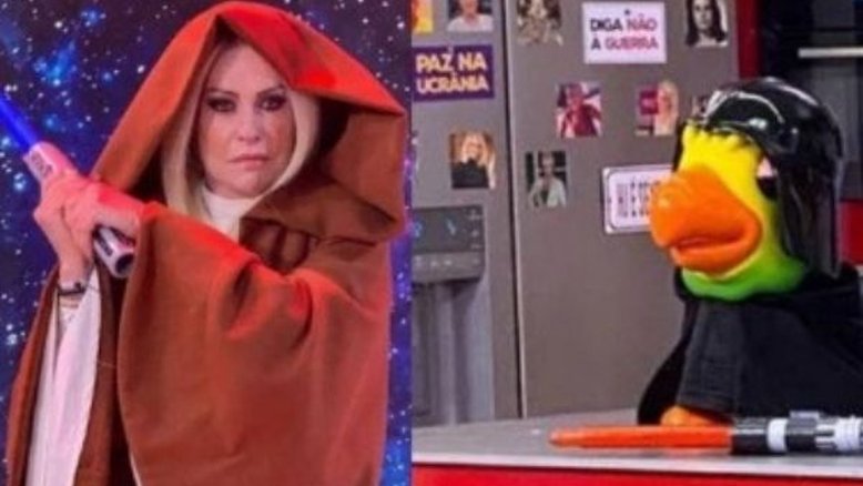 Ana Maria e Louro surgem fantasiados para divulgação da nova série de Star Wars