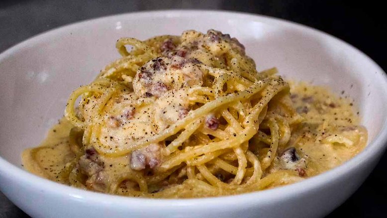 Espaguete à carbonara perfeito