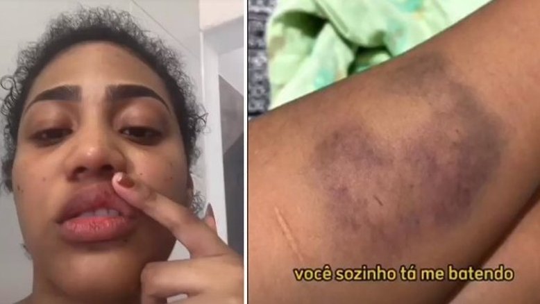 Vídeos: Influencer Kelly Pereira denuncia humorista Lucas AK por agressões