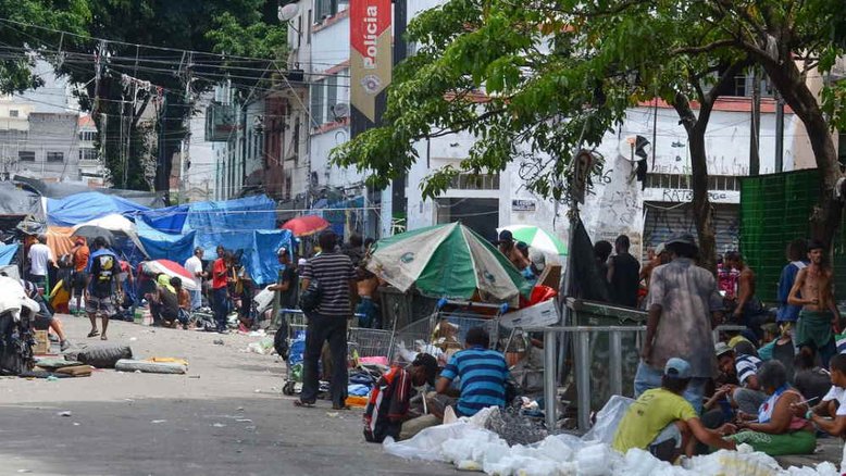 Região da Cracolândia em São Paulo