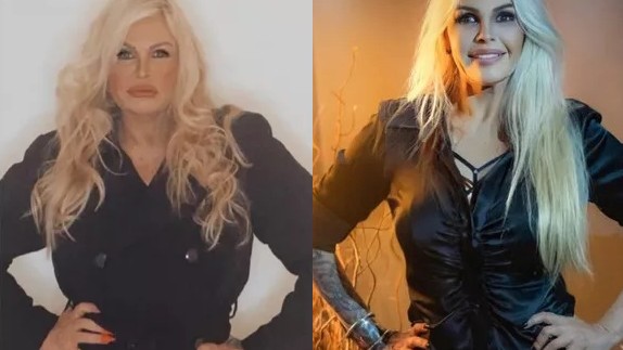 Monique Evans antes e depois