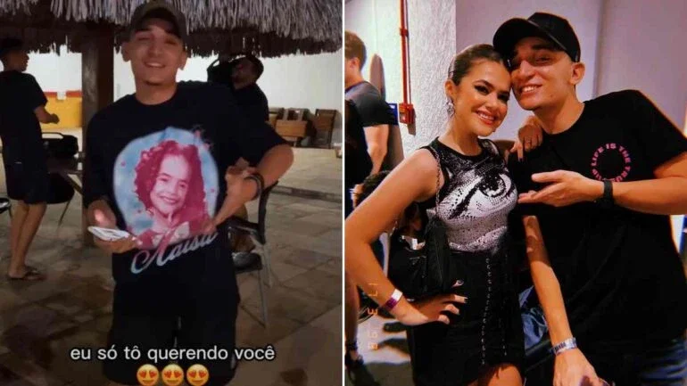 João Gomes faz vídeo com foto de Maisa e canta: 