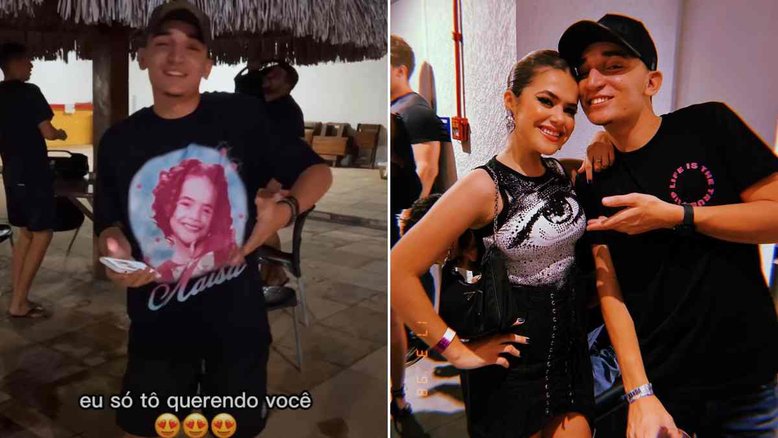 João Gomes faz vídeo com foto de Maisa e canta: 'Só tô querendo você'