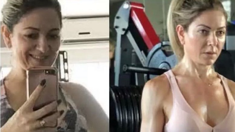 Mãe de Lucas Lucco exibe evolução de seu corpo após malhação e inspira fãs
