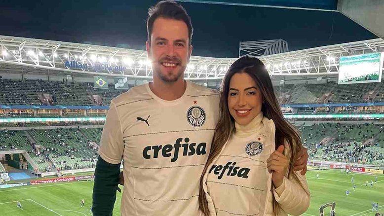 Ex-BBB Laís Caldas vai a estádio de futebol pela 1ª vez: 'O que não faço pelo boy'