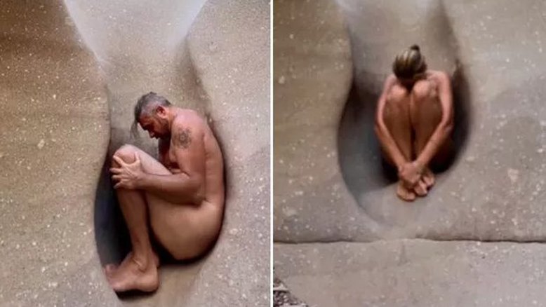 Luigi Baricelli explica nudez em jornada espiritual com a mulher