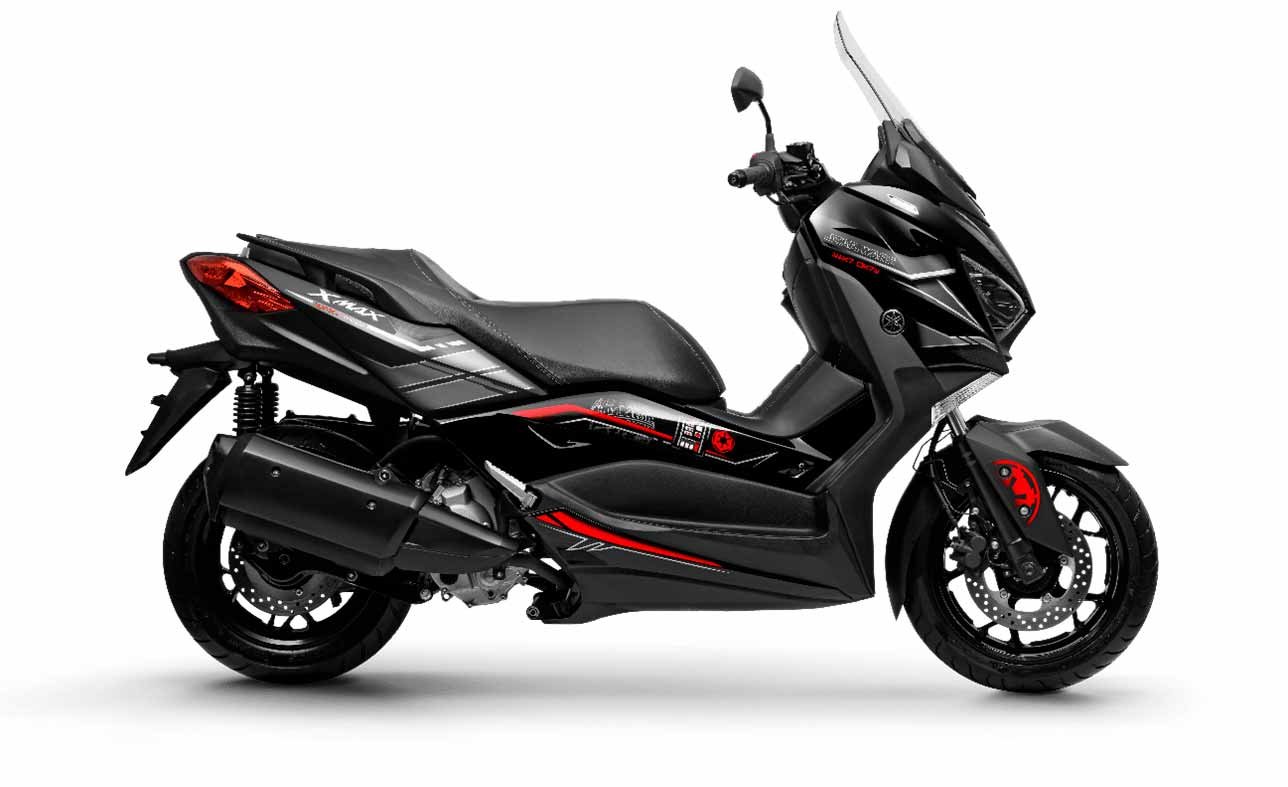 Yamaha XMax recebe versão limitada do Darth Vader de Star Wars 5 Yamaha XMax recebe versão limitada do Darth Vader de Star Wars