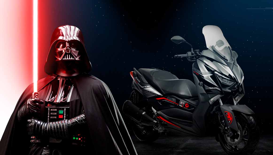 Yamaha XMax recebe versão limitada do Darth Vader de Star Wars
