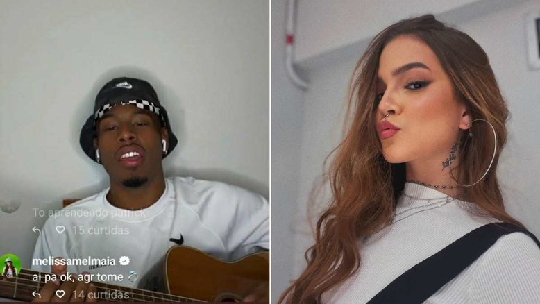 Mel Maia faz comentários em live de Paulo André e web vai à loucura: 'Atacante'