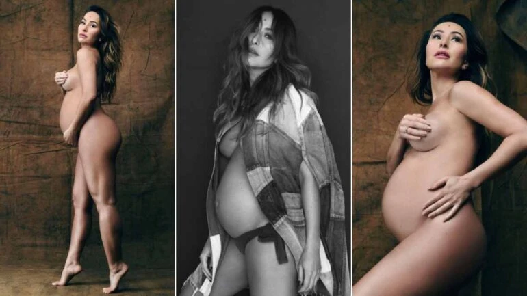 Sabrina Sato mostra fotos nua com barrigão de quando estava grávida de Zoe