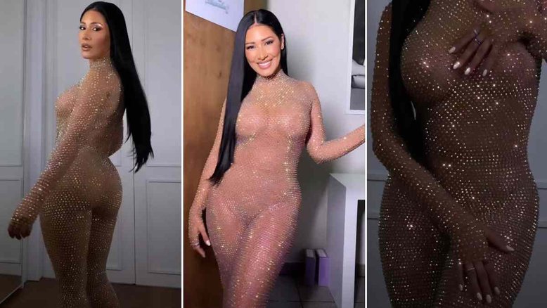 Simaria usa look arrasador para lançamento do 'Bar das Coleguinhas 2'