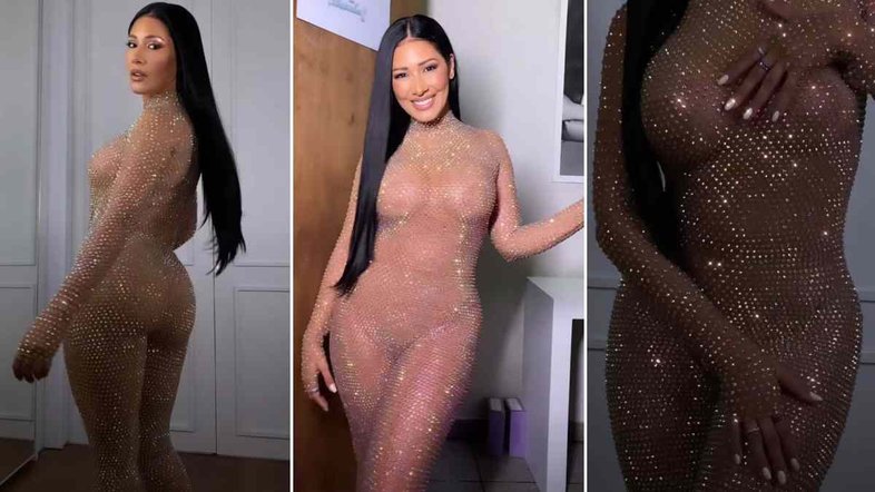 Simaria usa look arrasador para lançamento do 'Bar das Coleguinhas 2'