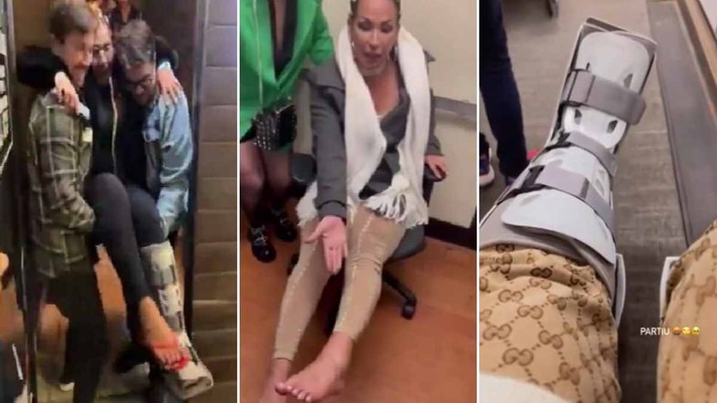 Valesca Popozuda se acidenta em show no Canadá e acaba em cadeira de rodas