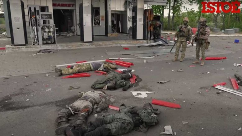 Vídeo- Imagens fortes mostram como Kharkiv virou necrotério a céu aberto