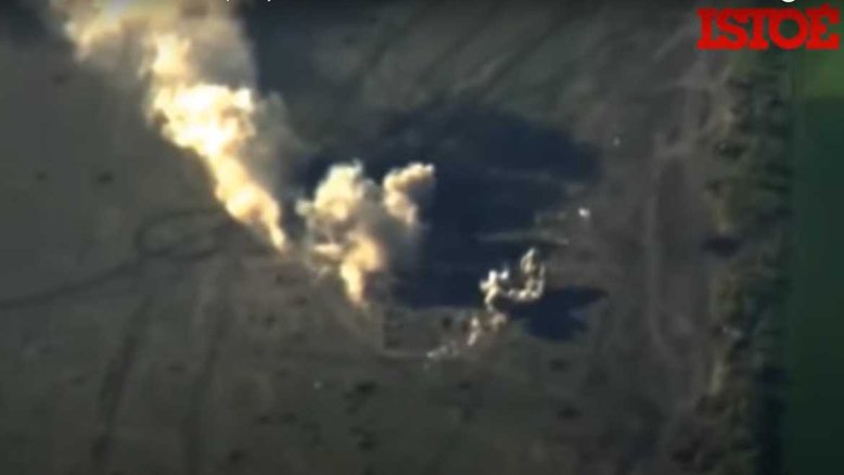Vídeo- série de explosões das forças ucranianas destroem artilharia russa
