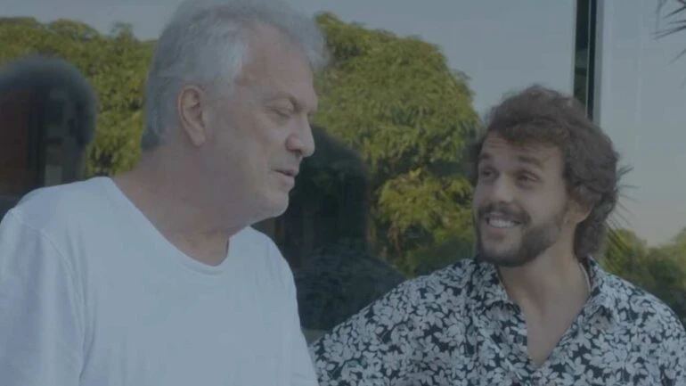 Pedro Bial e Theo