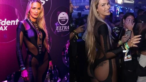 Yasmin Brunet aposta em look sem calcinha no carnaval: 