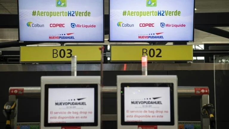 Aeroporto de Santiago do Chile usará hidrogênio verde a partir de 2025