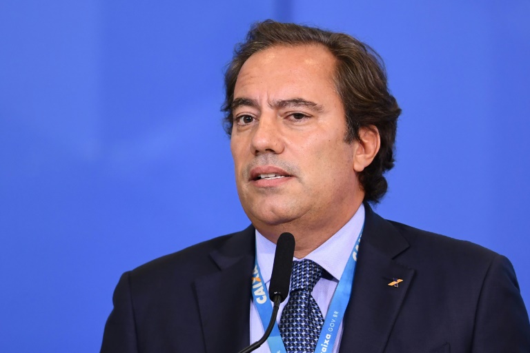 O então presidente da Caixa Econômica Federal, Pedro Guimarães, foi acusado de assédio sexual por várias mulheres em reportagem publicada na terça-feira - AFP
