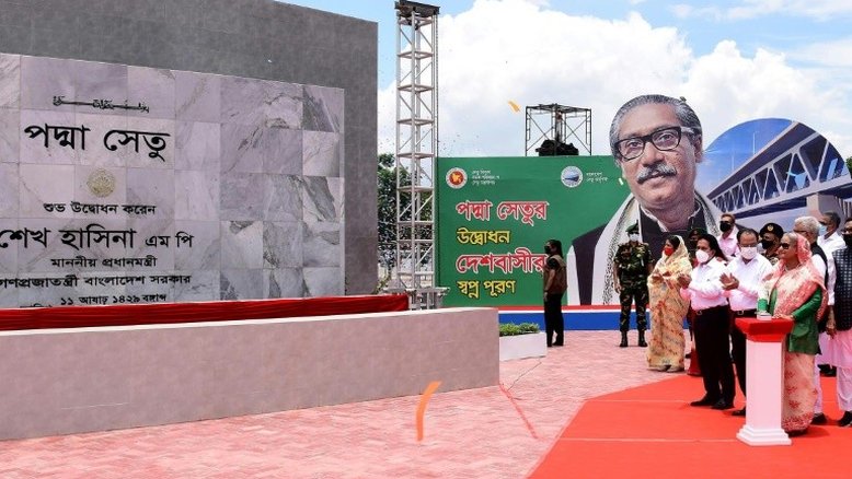 Bangladesh inaugura polêmica ponte gigante