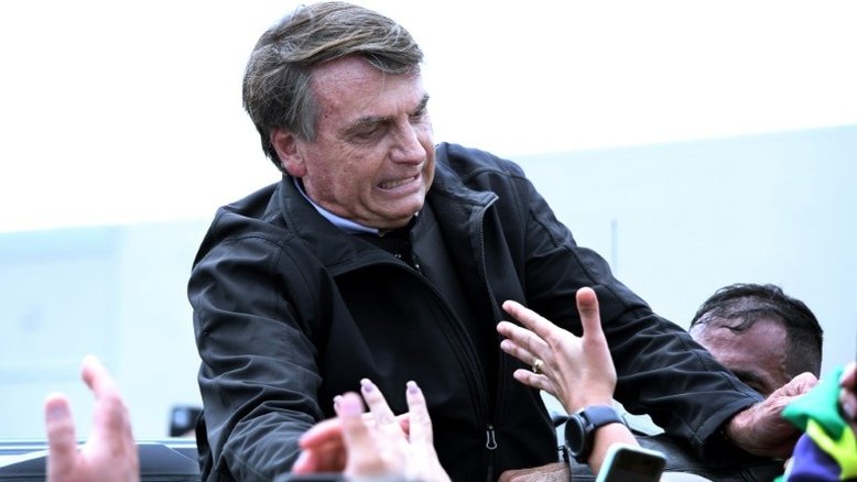 O presidente Jair Bolsonaro durante visita à Flórida, em 11 de junho de 2022 - AFP