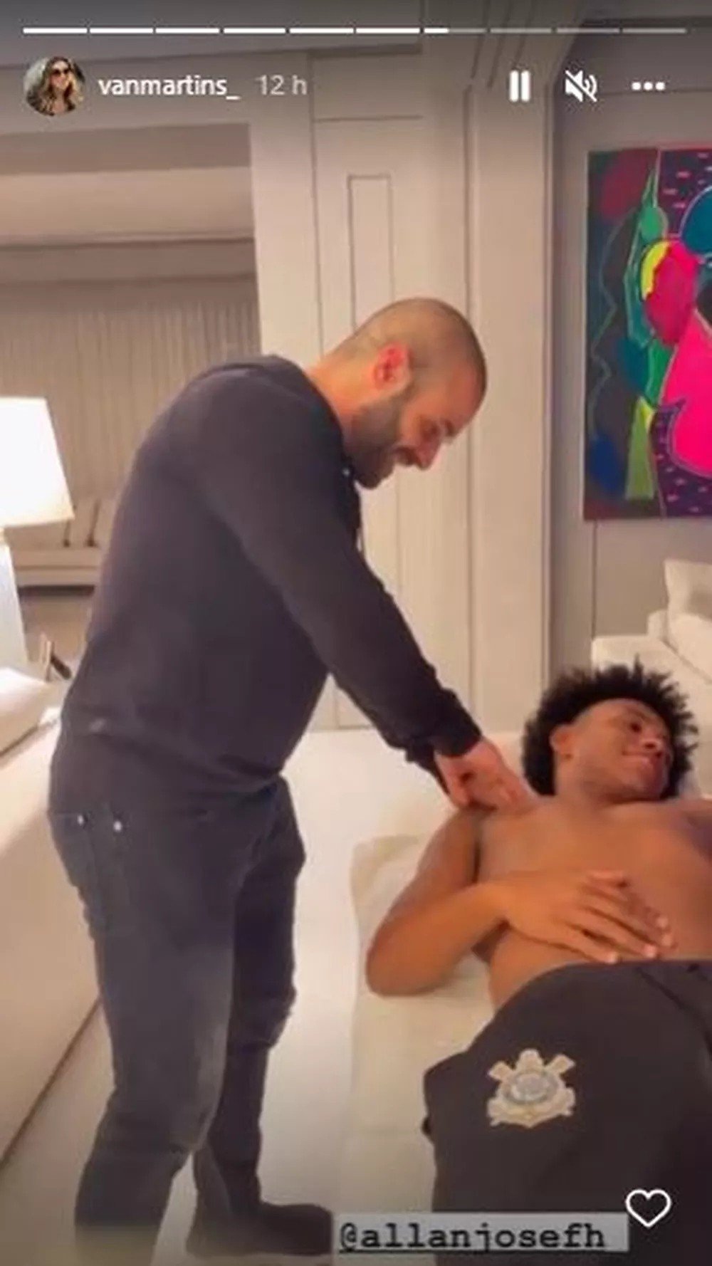 Destaque contra o Boca Juniors, Willian iniciou tratamento logo após o jogo