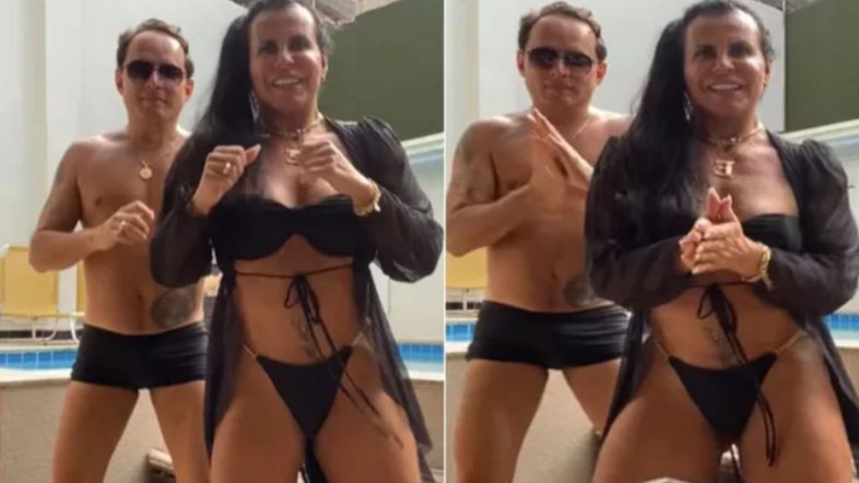 Gretchen e o marido, Esdras Souza