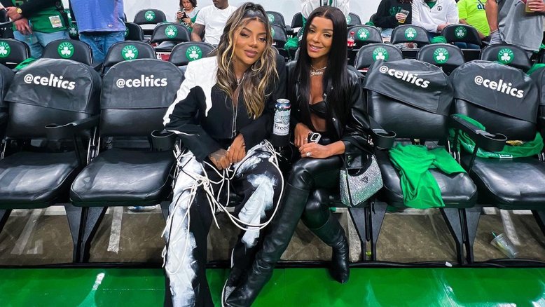 Ludmilla e Brunna Gonçalves assistem à final da NBA em lugar privilegiado em Boston