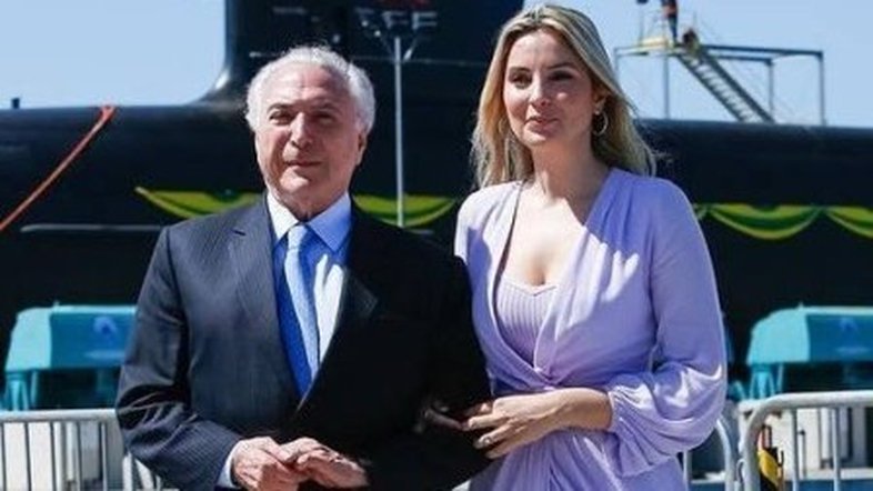 Com música, Marcela Temer espanta boatos de crise com Michel Temer