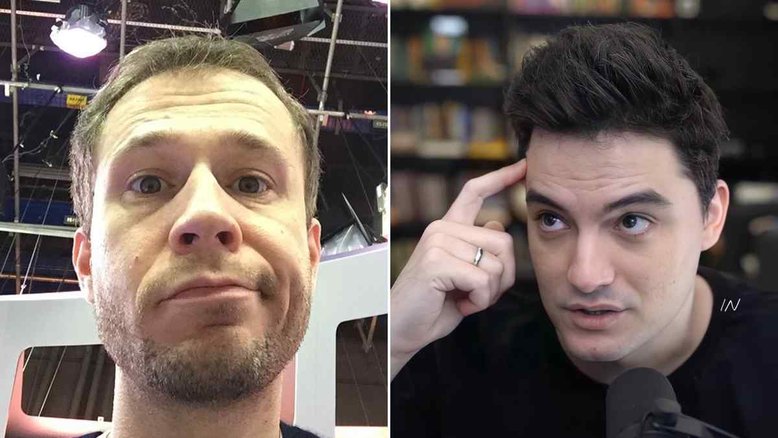 Tiago Leifert chama Felipe Neto de 'gente inferior' e youtuber rebate: 'Odeia pobre'