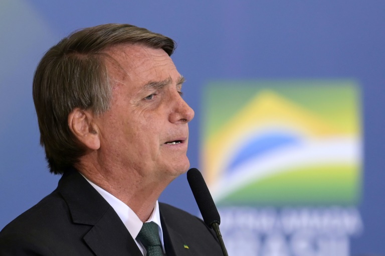 (Arquivo) Bolsonaro era aliado do ex-presidente americano Donald Trump - AFP