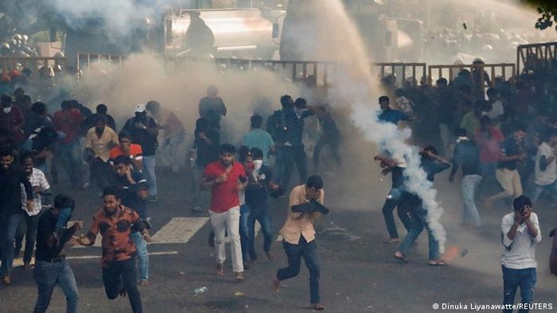 Manifestantes invadem residência do presidente do Sri Lanka