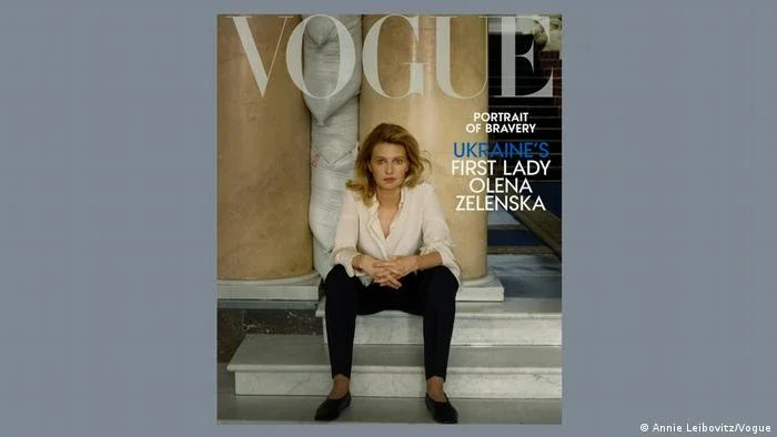 Vogue publica perfil da primeira-dama da Ucrânia