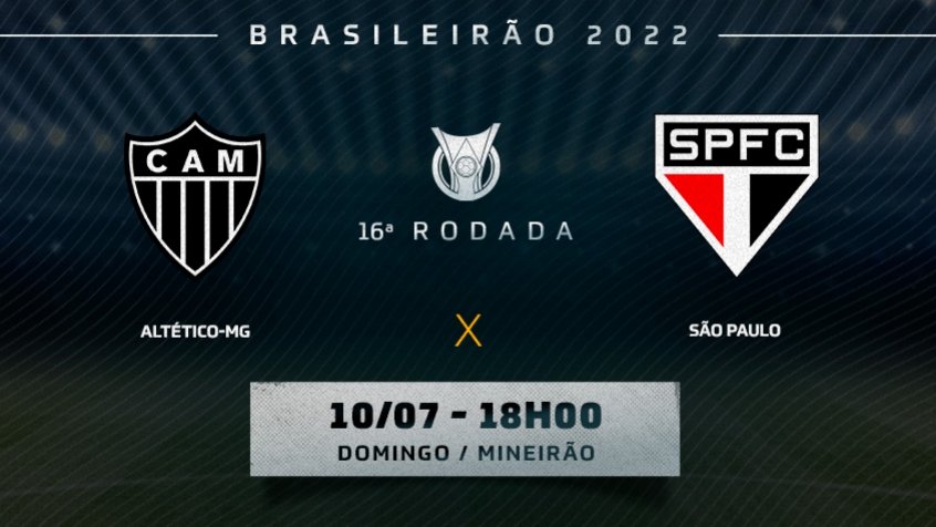 Brasileirão 2021: Saiba onde assistir São Paulo x Atlético-MG ao